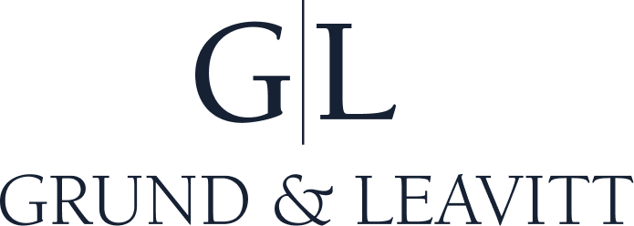Grund & Leavitt law firm logo, litigation practice affiliated with SproutEd CLE instructor Adam Kibort.