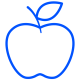 Icon of an apple representing engaging teaching